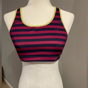 Nike Dri-Fit Women’s Striped Sports Bra Size Large